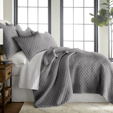 Rowan Grey Quilt Set – Levtex Home