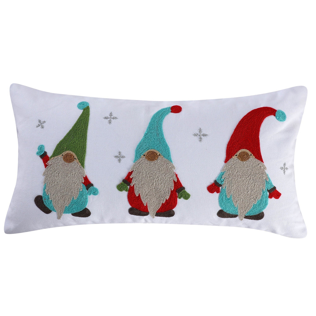 Levtex Home Let It Snow Sparkle Xmas Pom Pillow