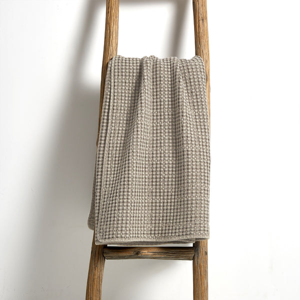 Levtex Home Mills Grey Quilted Throw Cotton Levtex Home