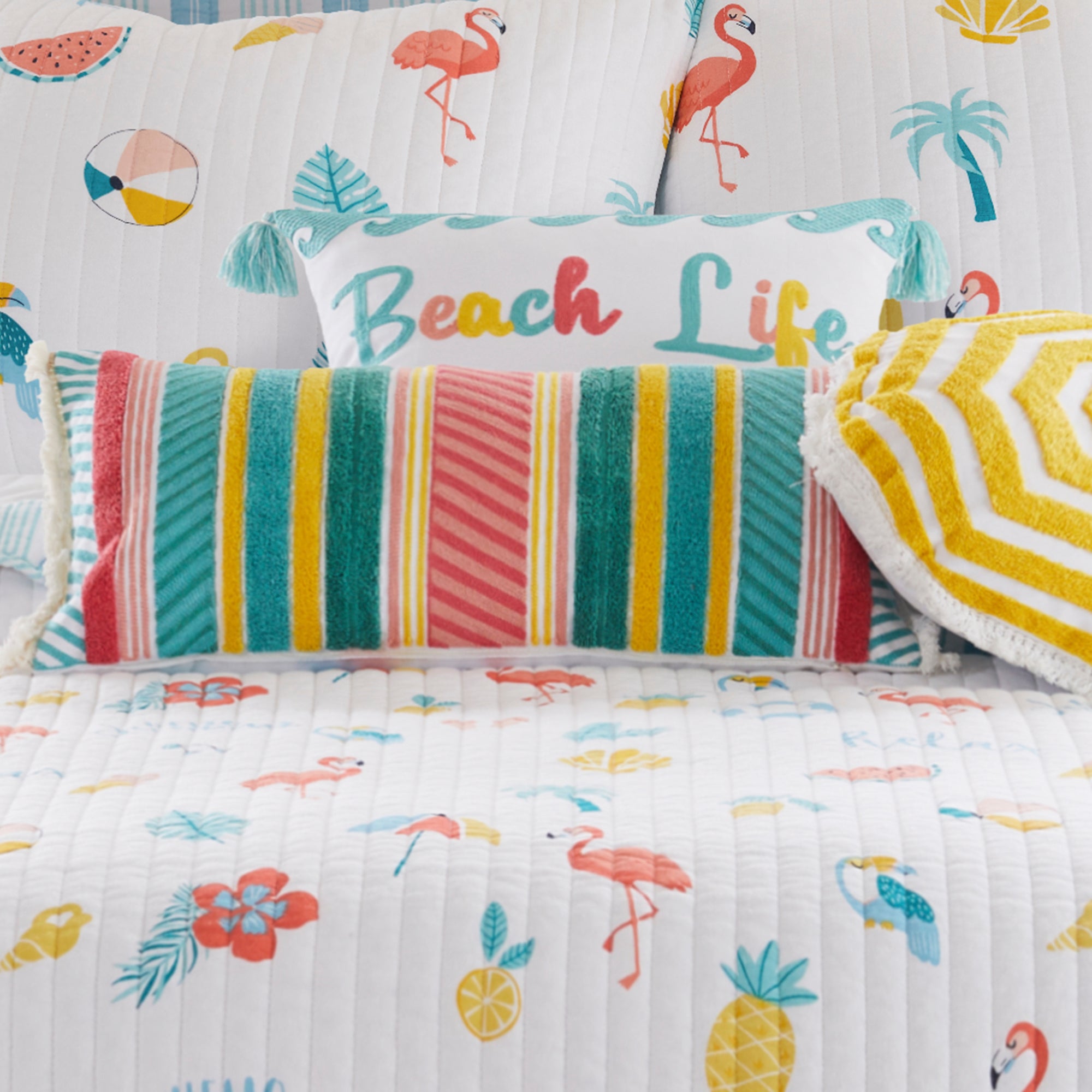 Summertime Stripes Pillow