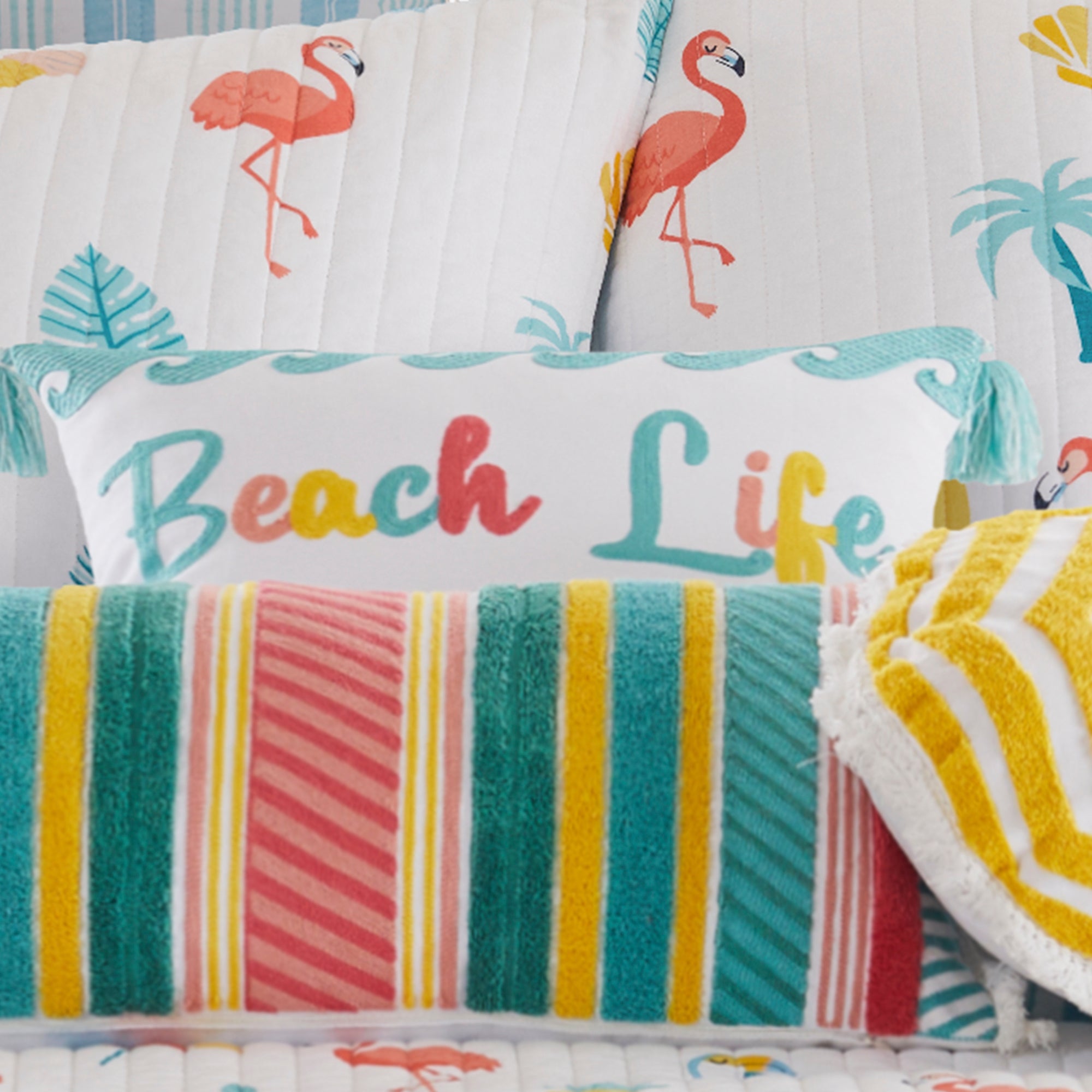 Summertime Beach Life Pillow