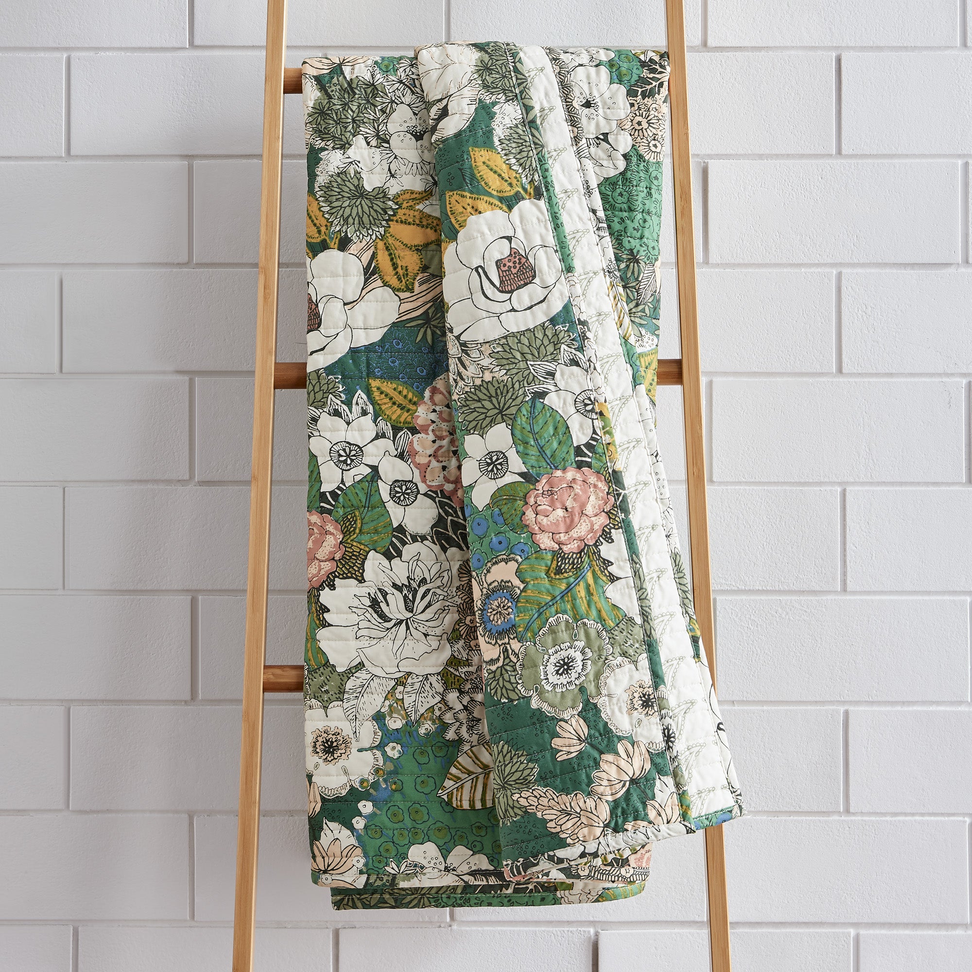 Bettina Floral Quilted Throw