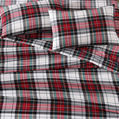 Parure De Lit Enfant Colormate Abby Plaid – Grand Lit – Neuf Sous Emballage