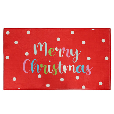 Levtex Home Holly Jolly Merry Christmas Rug 20x34