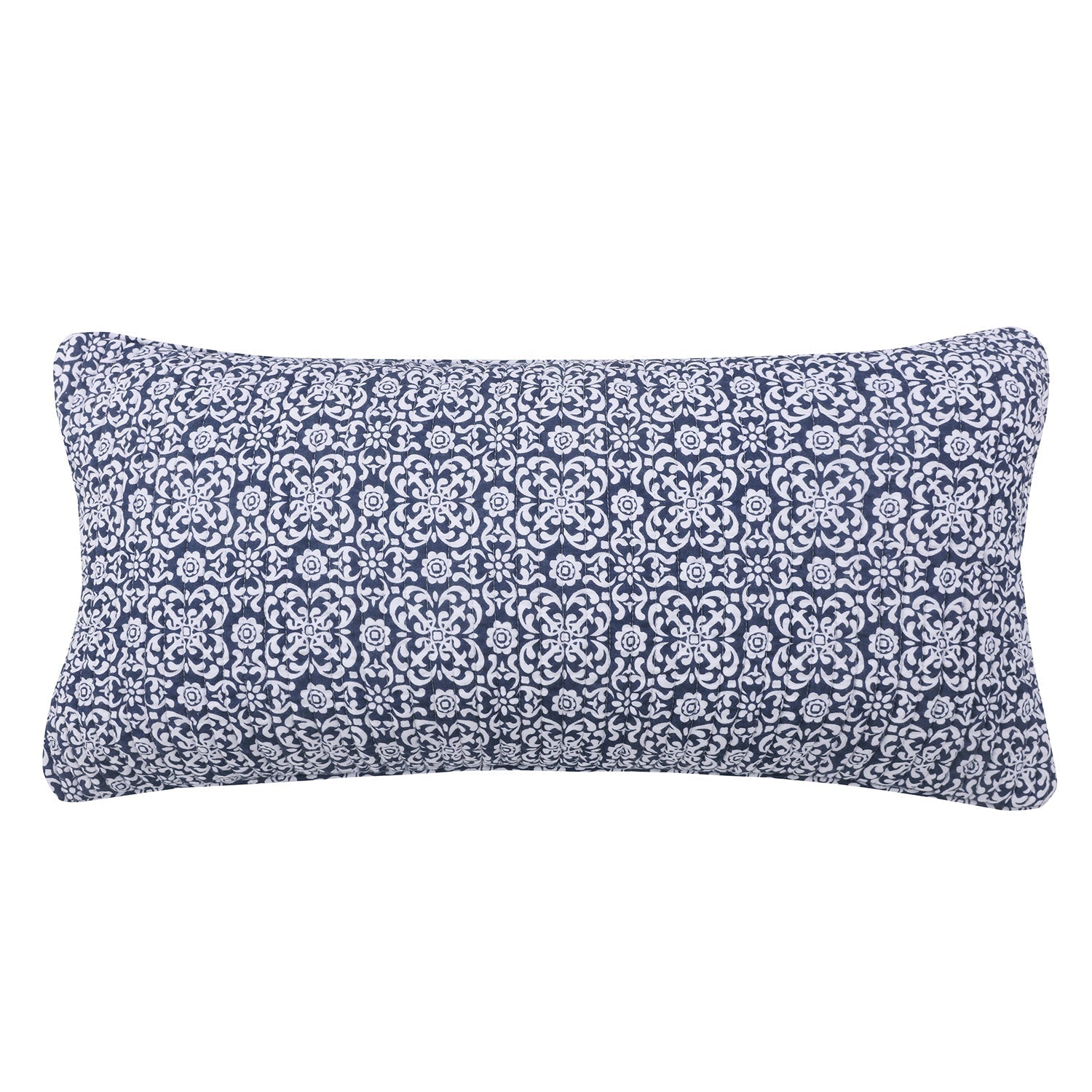 Magnolia Navy Batik Pillow