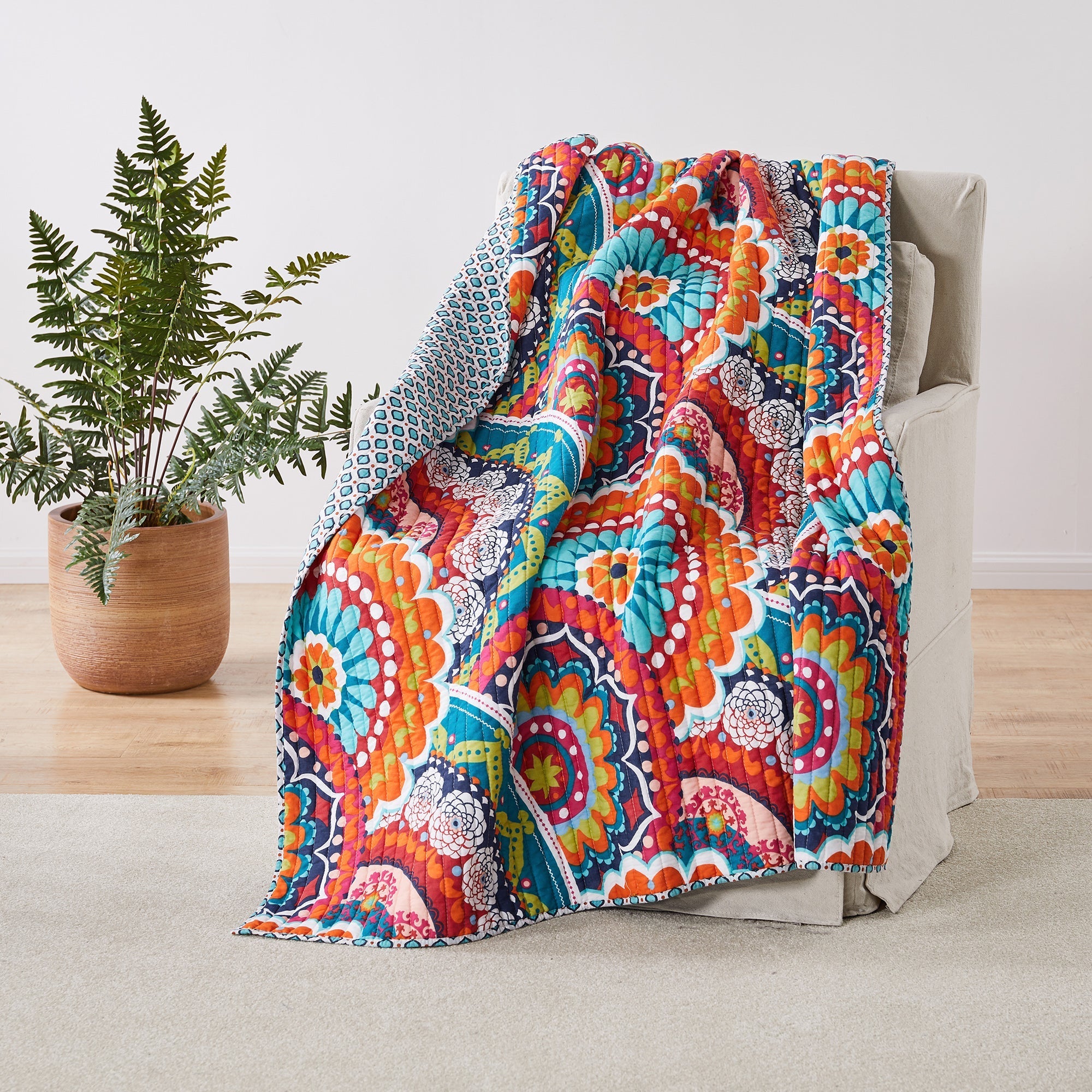 Serendipity Quilted Throw