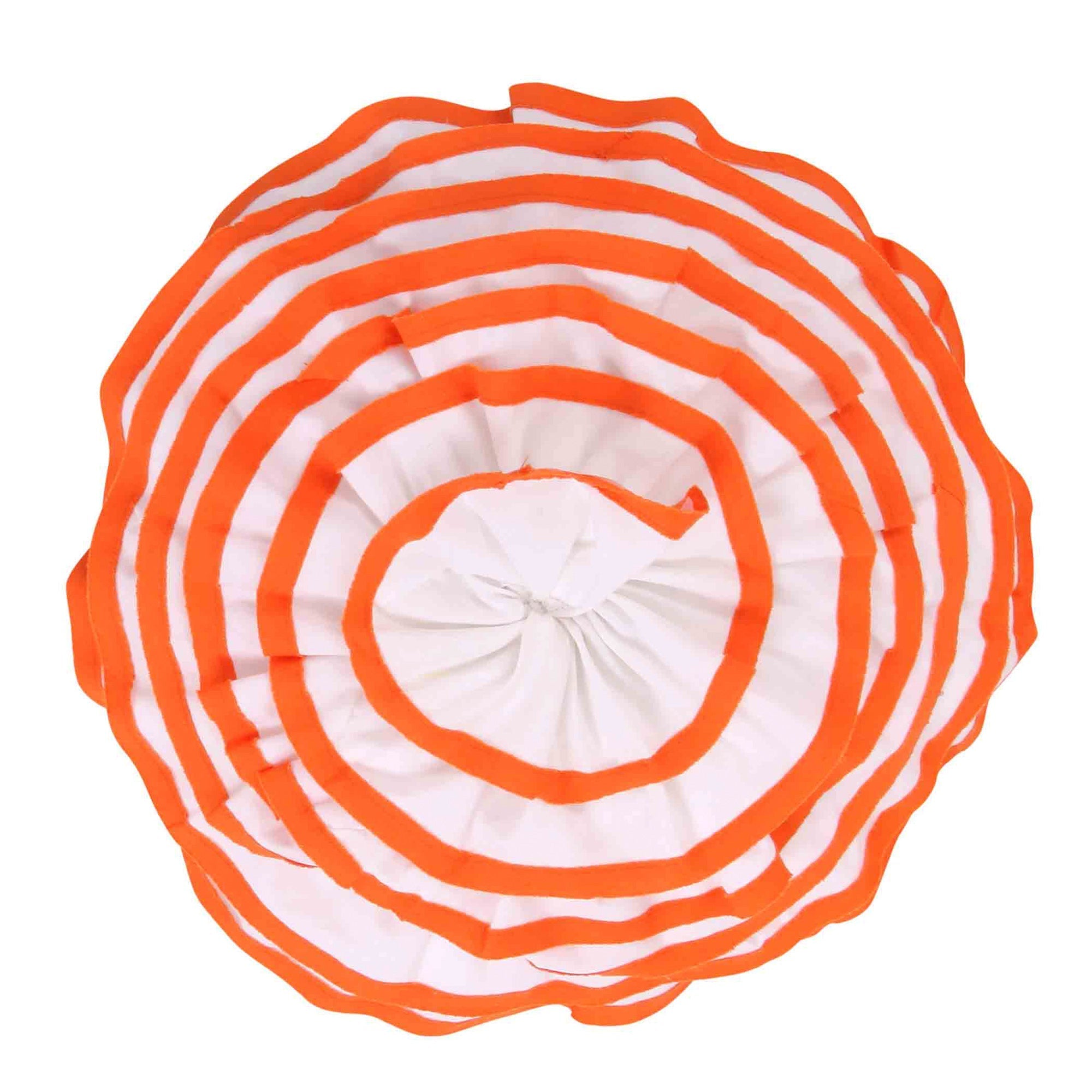 Sylvie Blossom Orange/White Pillow
