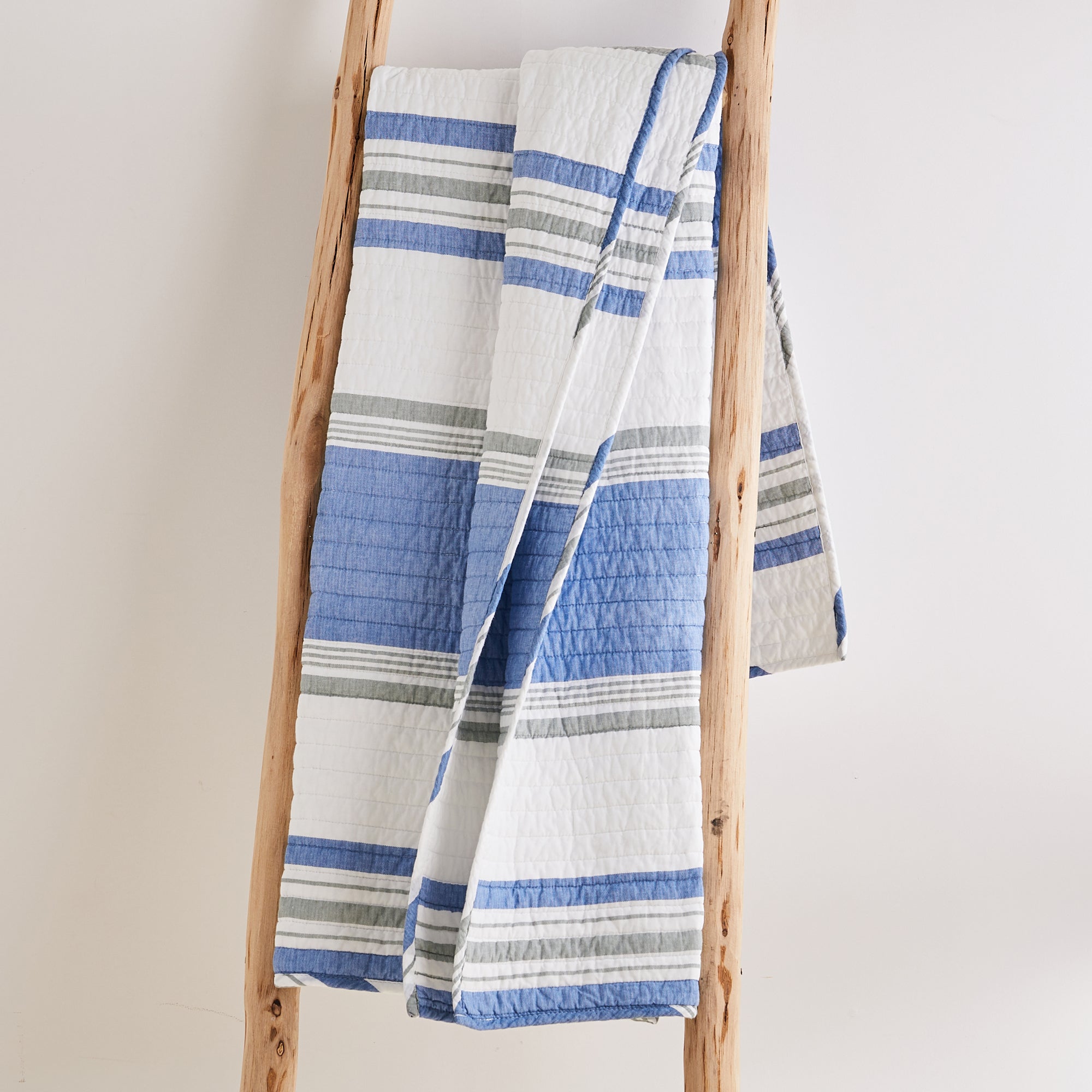 St Bart Stripe Quilted Throw
