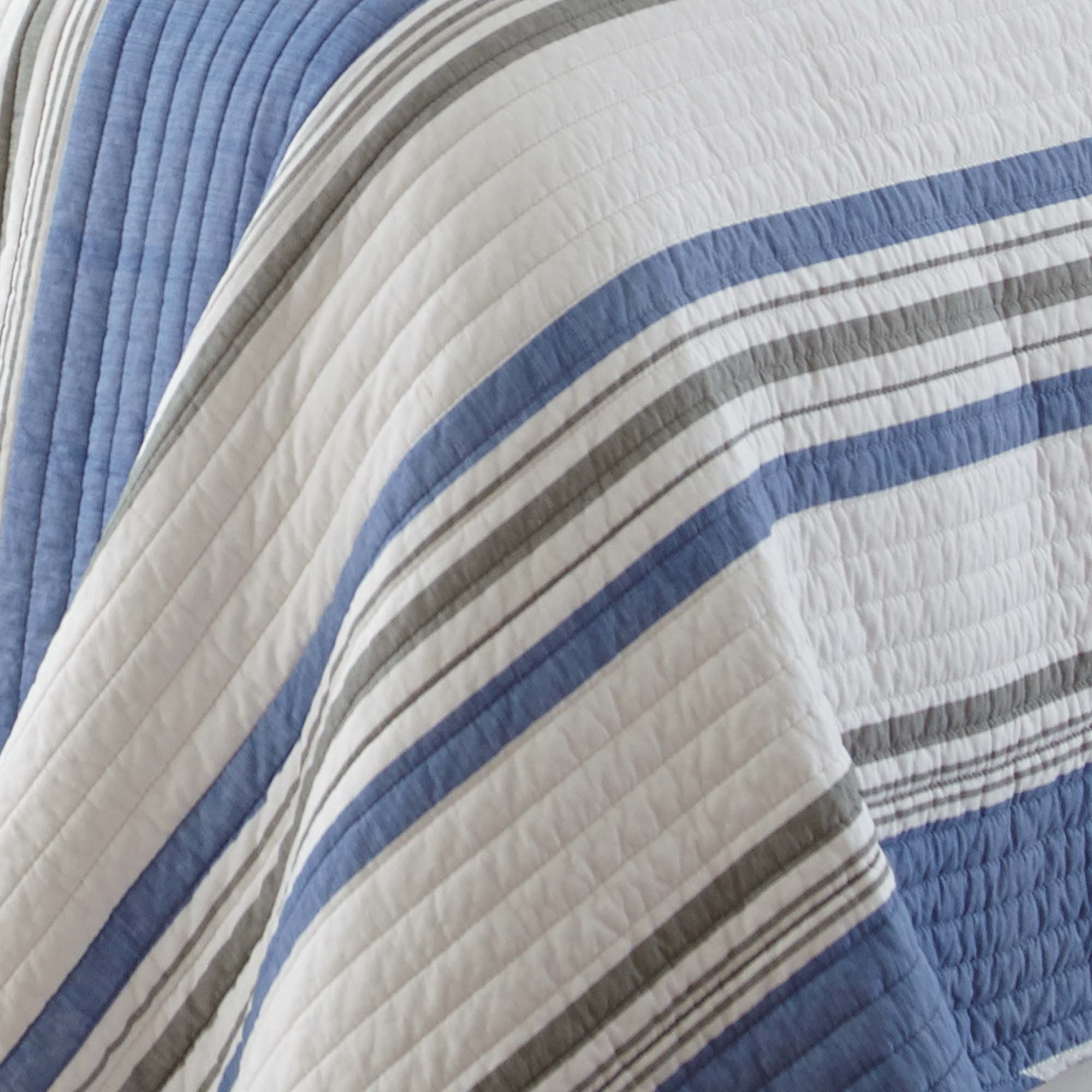 St Bart Stripe Quilt Set