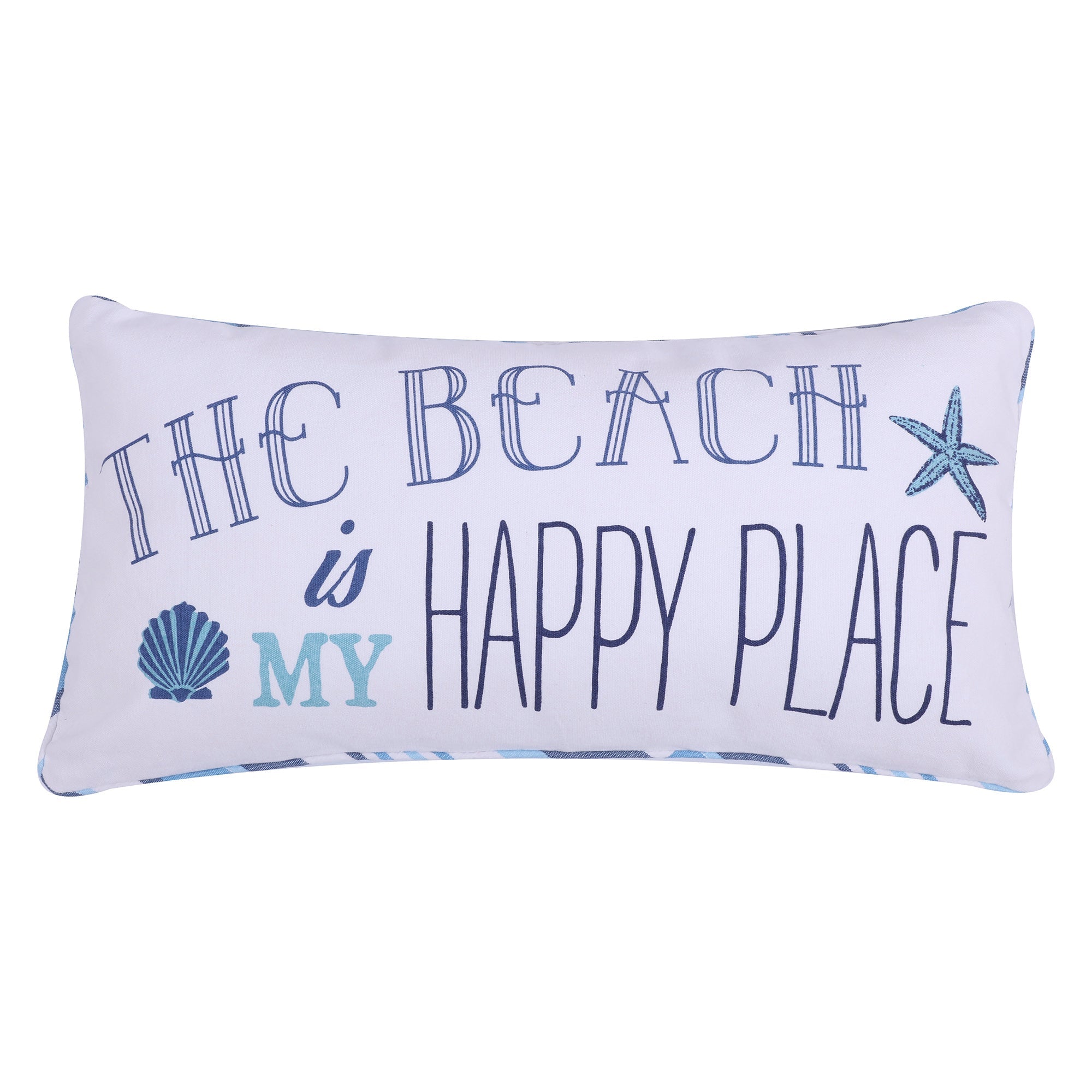 Beach Happy Place Pillow