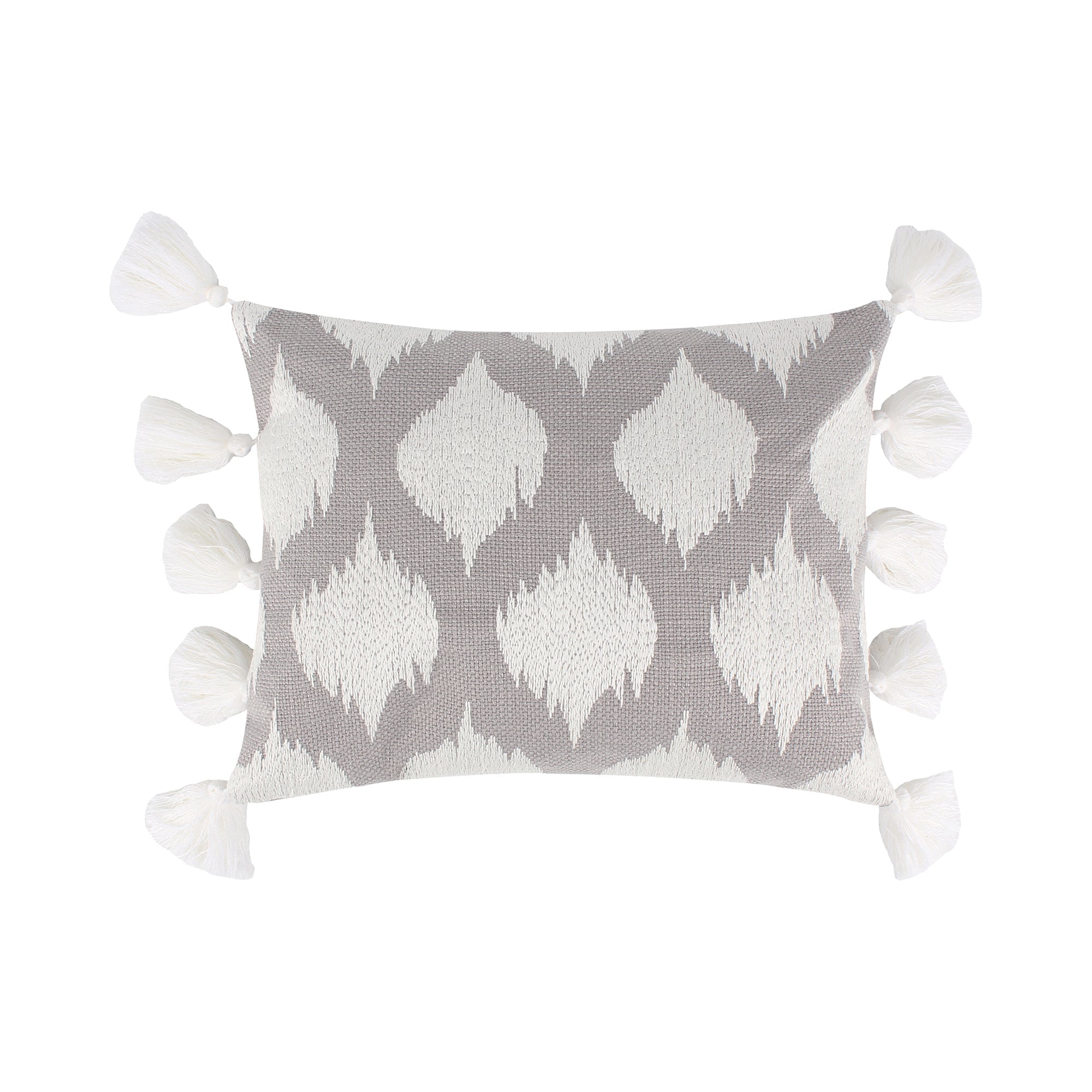 Wexford Grey Tassel Pillow