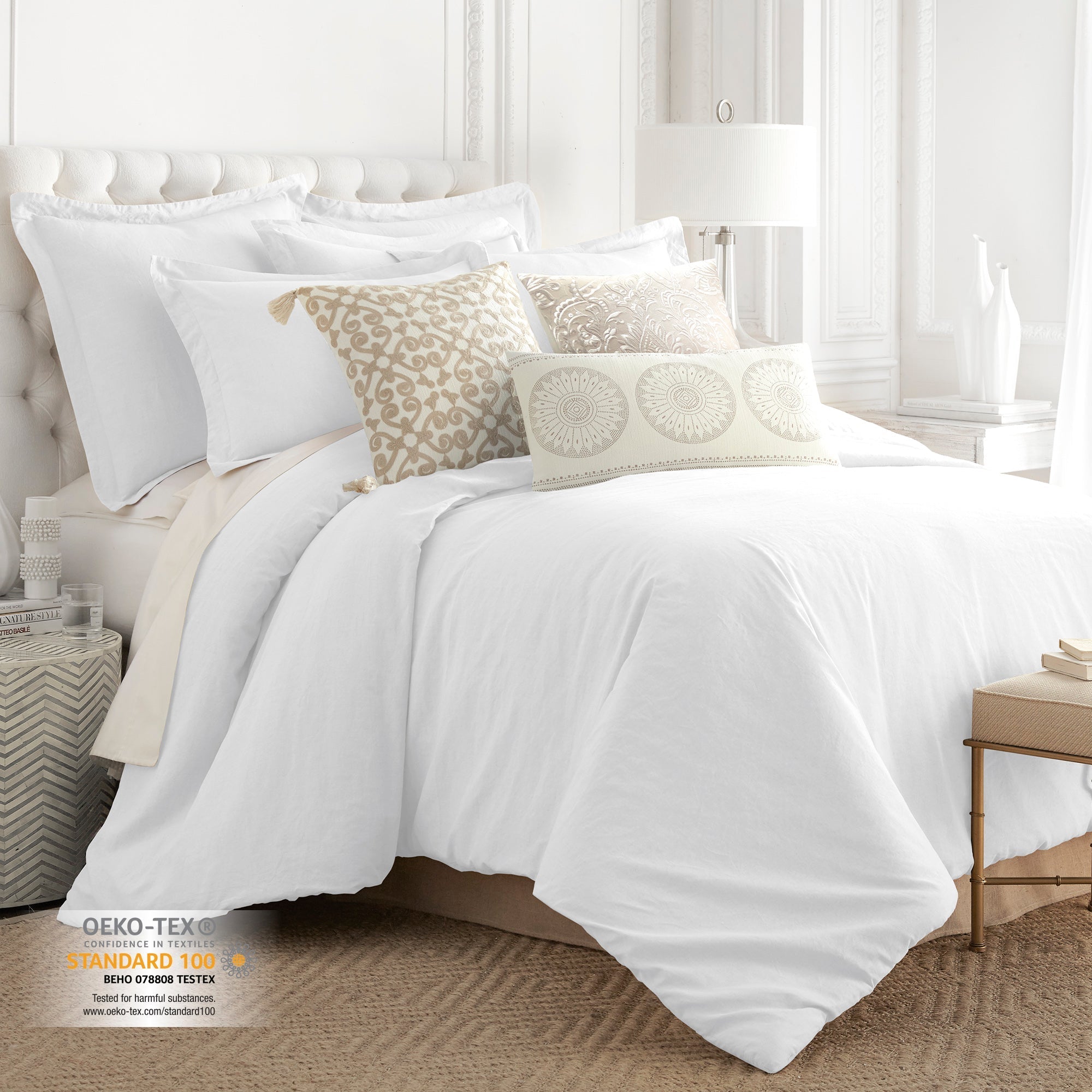 Linen Duvet Cover / Boho Bedding / Bedroom Decor / OEKO-TEX