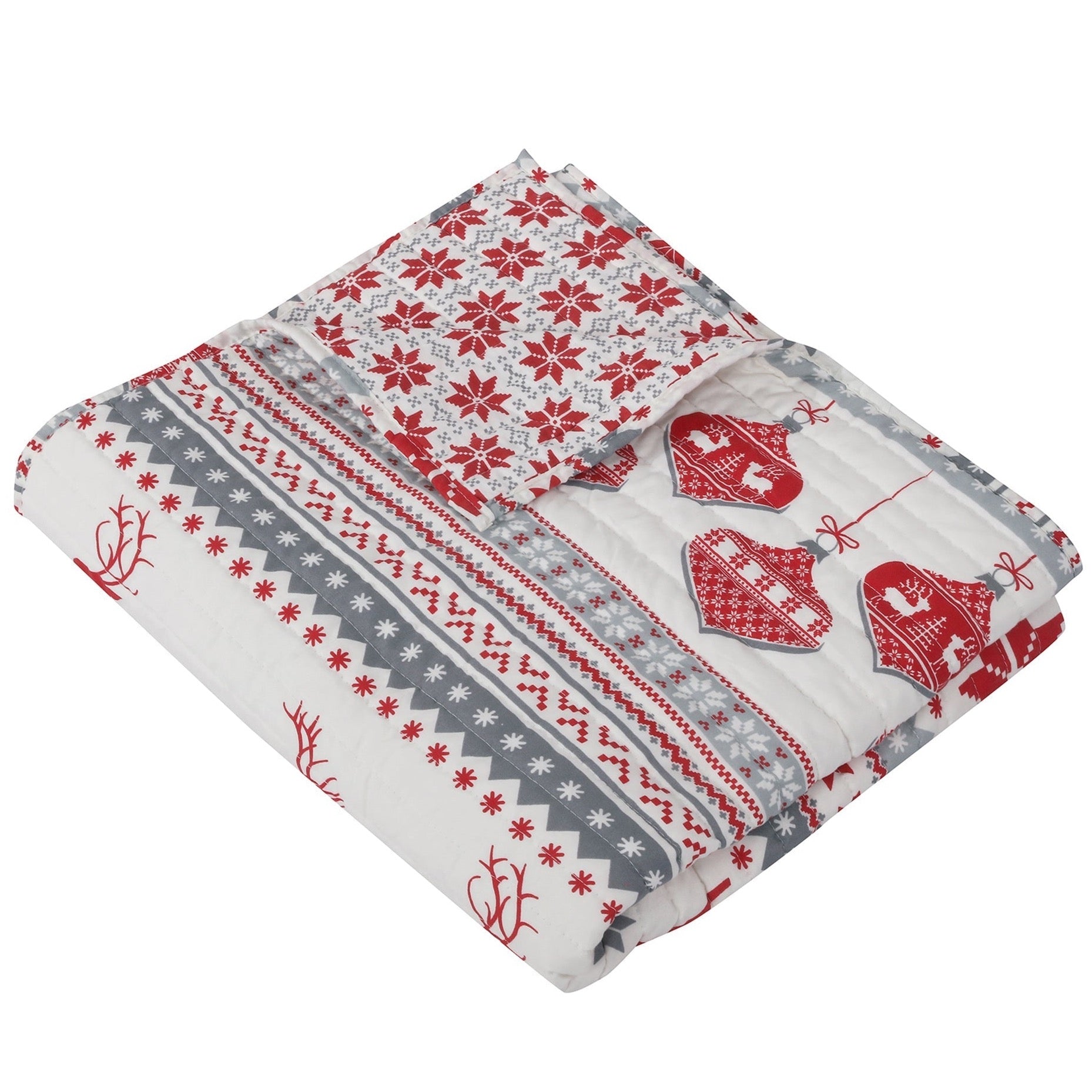 Silent Night Quilted Throw
