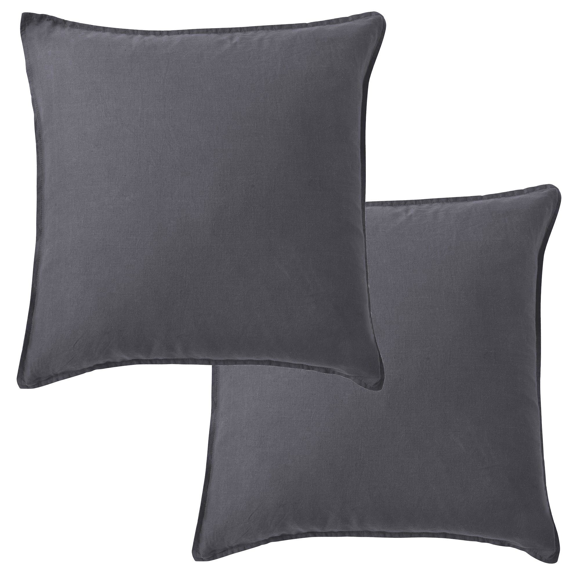 Washed Linen Square Pillow Cover- Set of 2