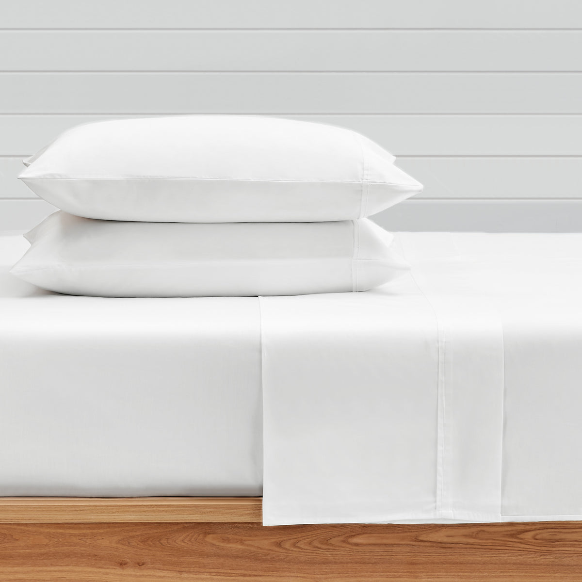 Queen Size Sateen Sheet Set - 100% Cotton