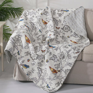 Levtex Home Mockingbird Quilted Throw - Cotton