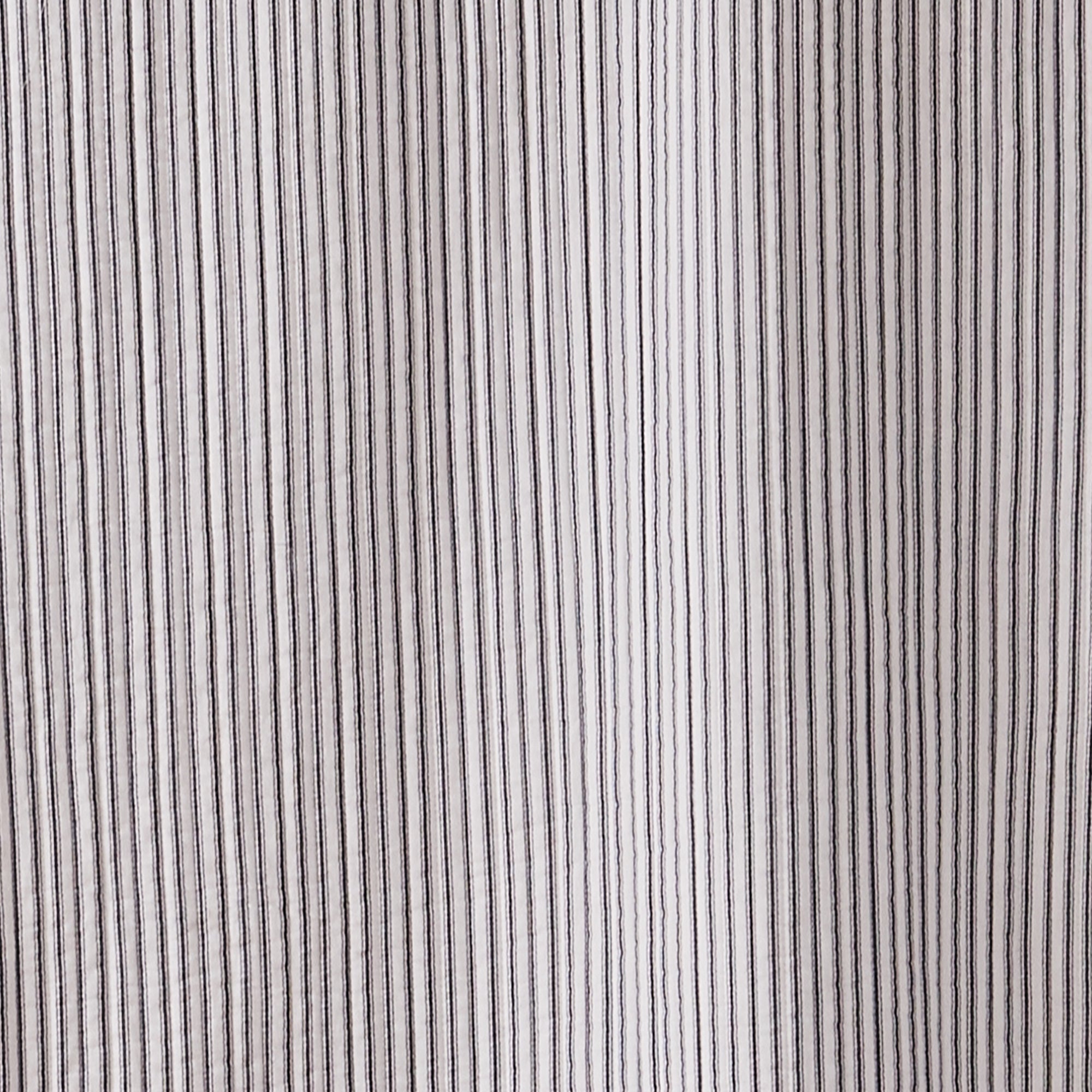 Tobago Stripe Charcoal Quilt Set