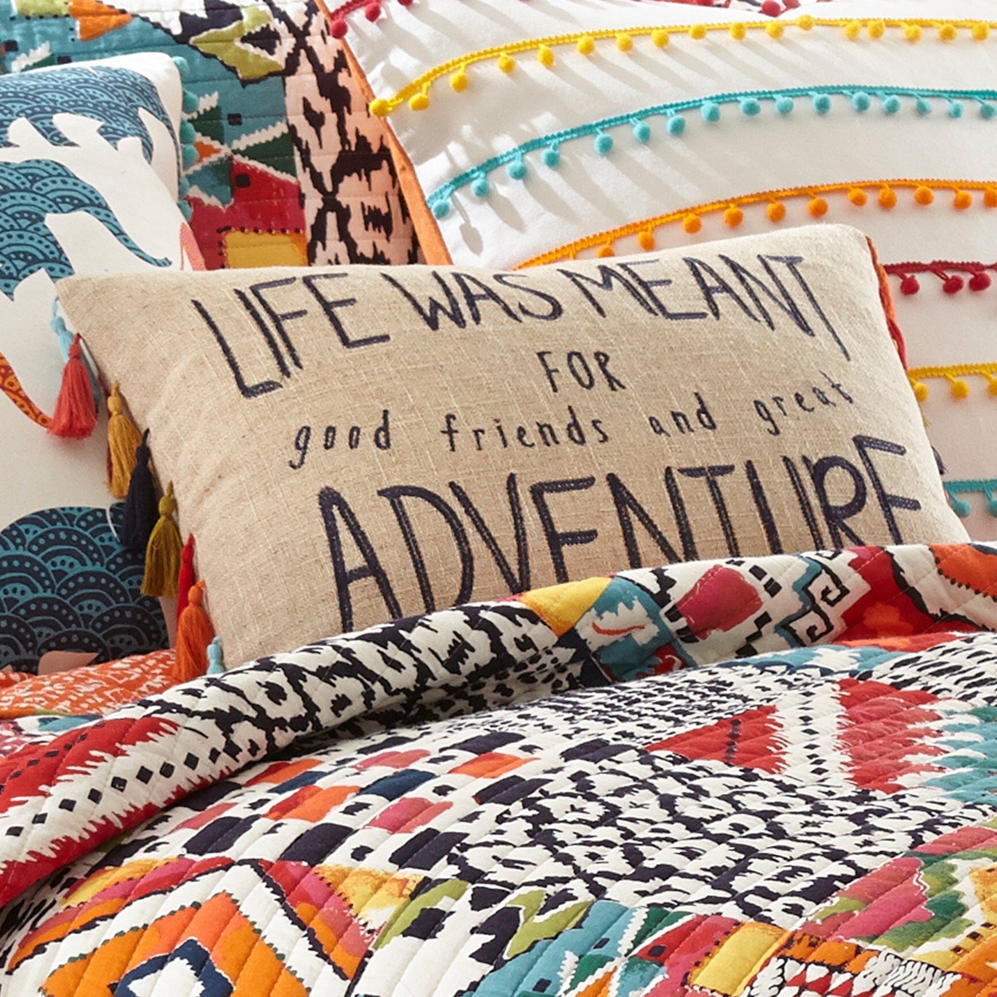 Karia Life Was Meant For Adventure Pillow