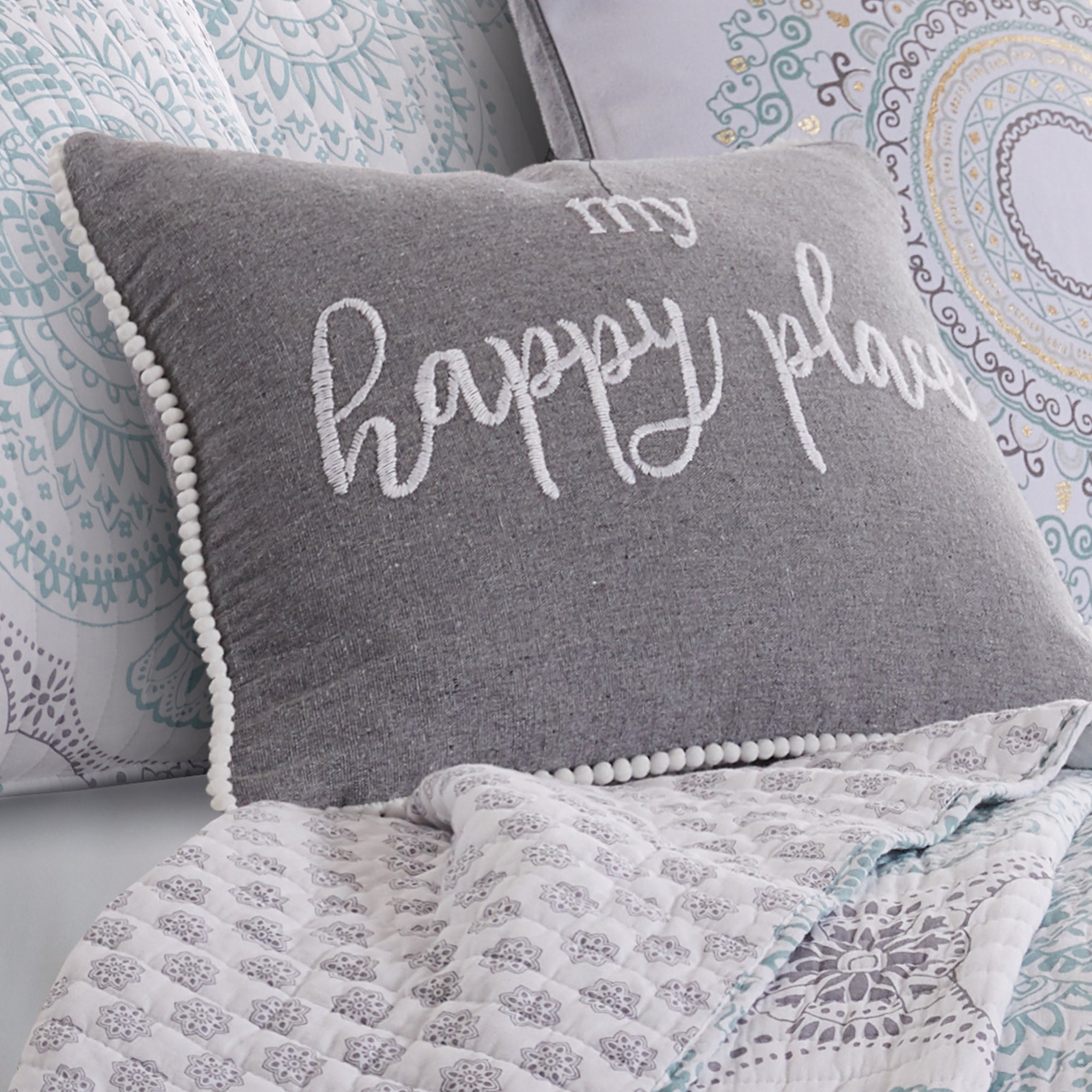 Shutters Happy Place Pillow