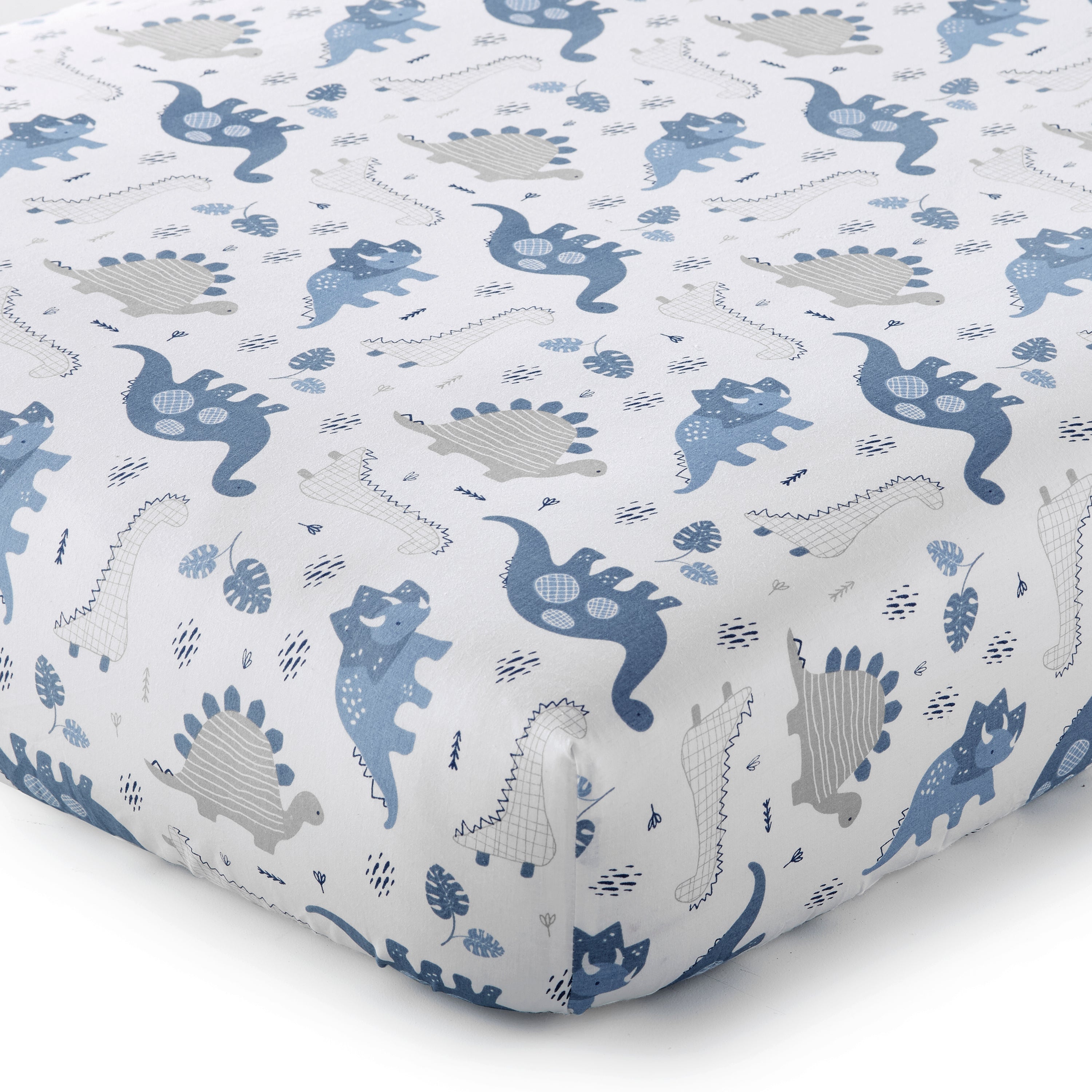 Levtex Baby Kipton Dino s Cotton Crib Fitted Sheet Levtex Home