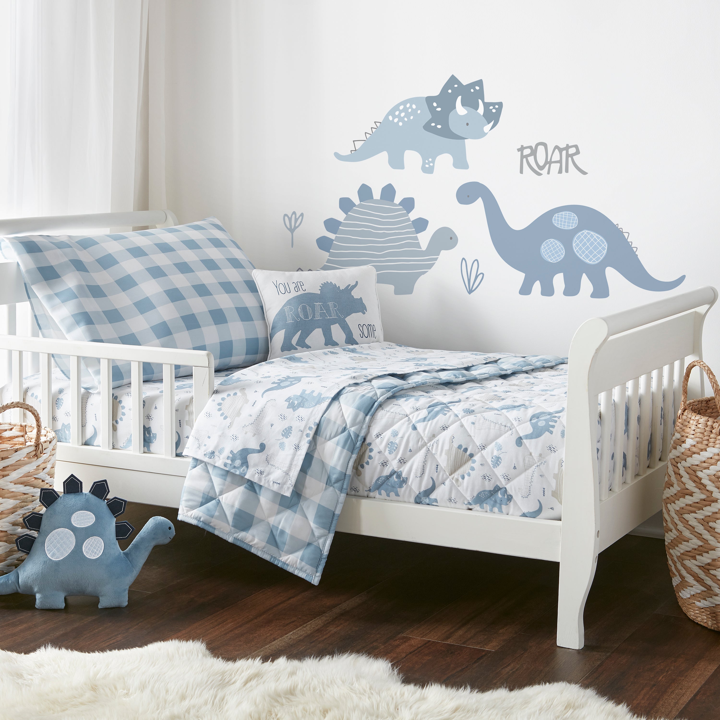 Dino 5-Piece Toddler Bedding Set