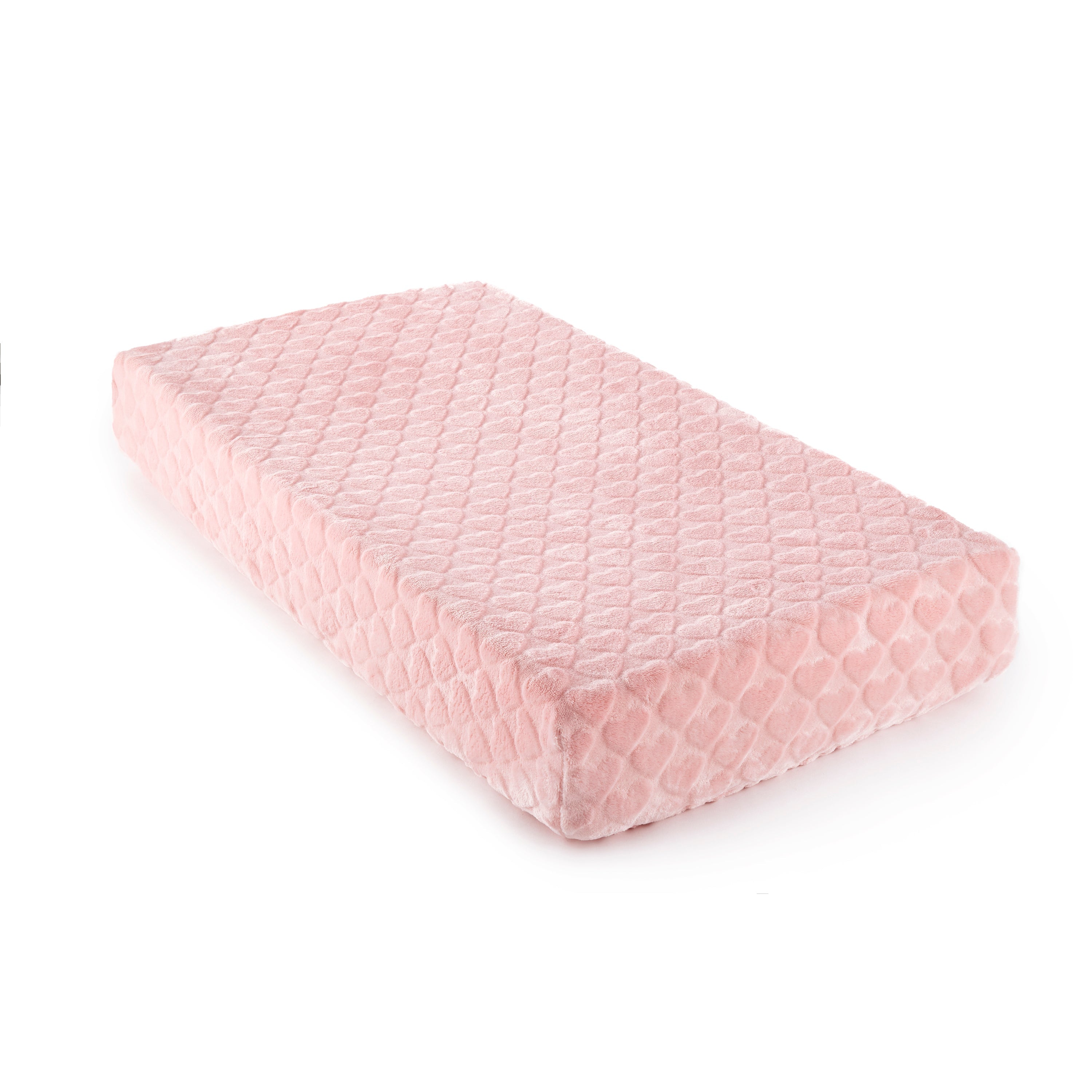Coral Heart Change Pad Cover