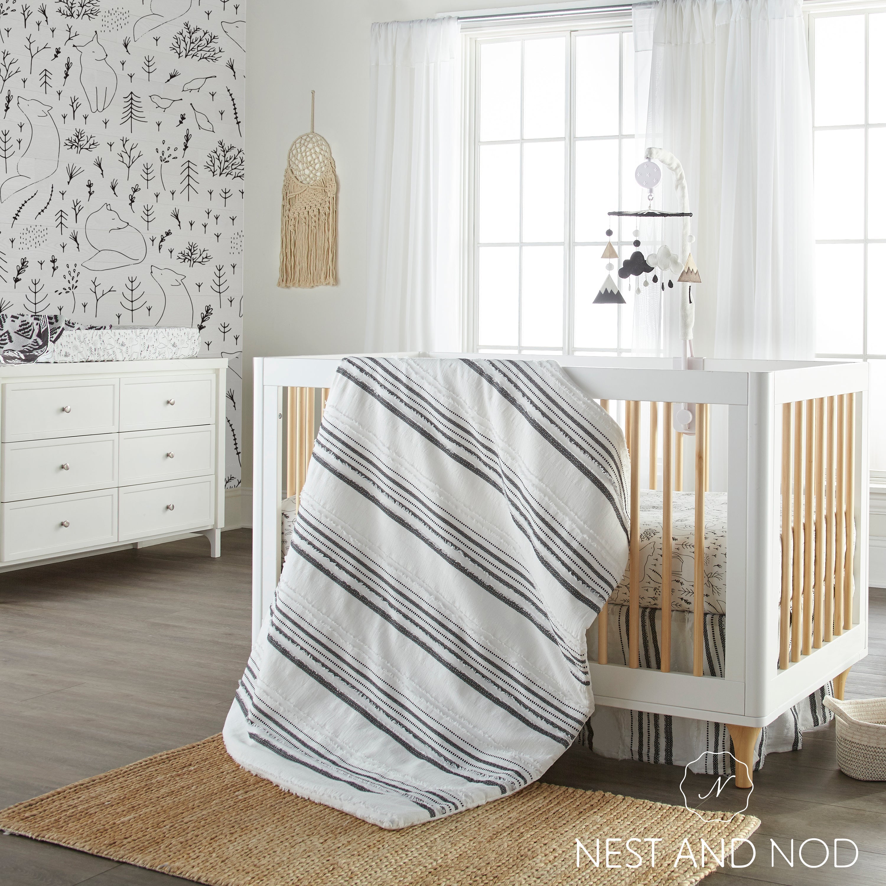 Nico Cotton Crib Fitted Sheet
