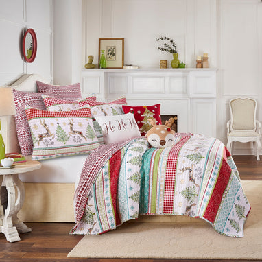 Levtex Home Merry & Bright Comet & Cupid Quilt - Polyester