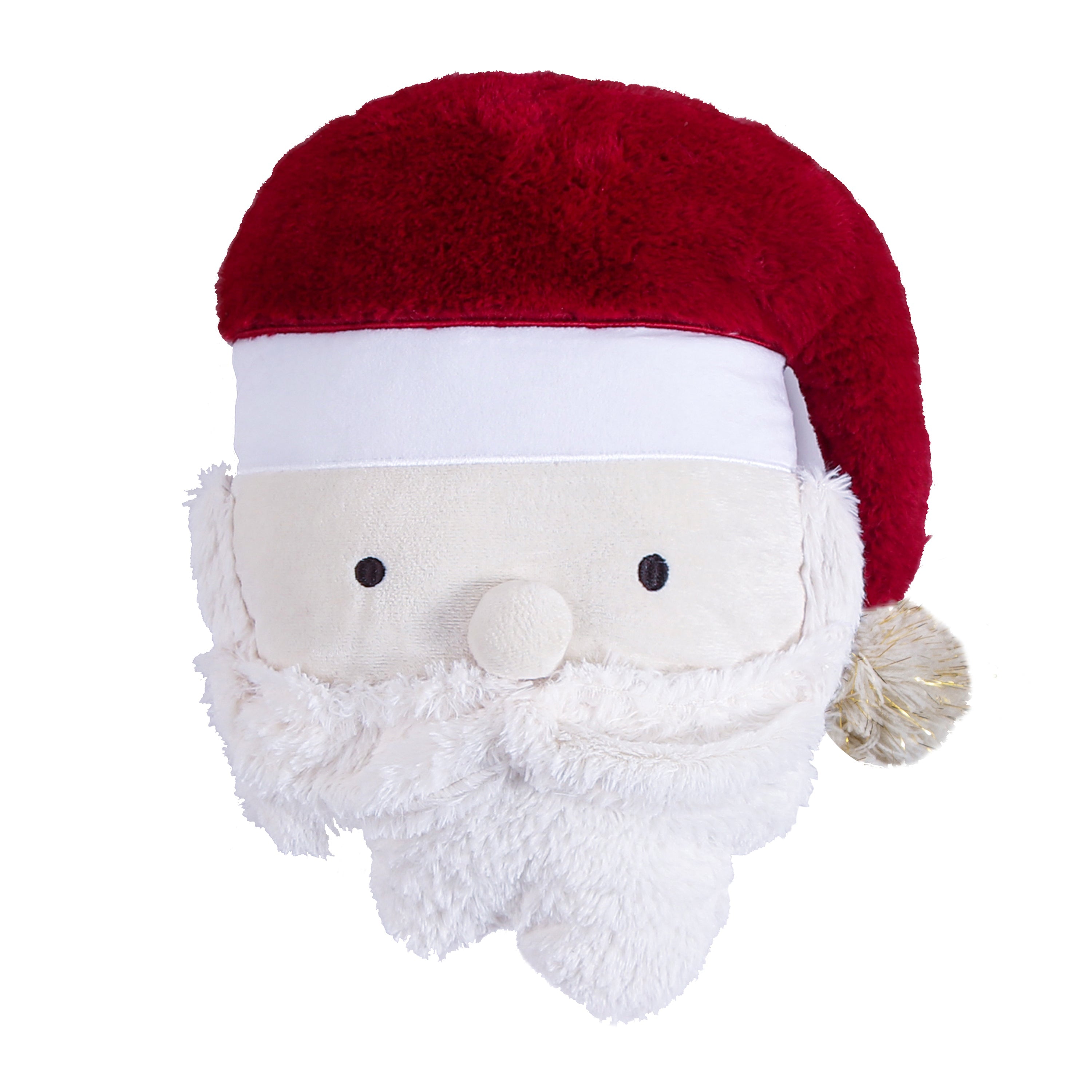 Merry & Bright Holly Jolly Santa Pillow