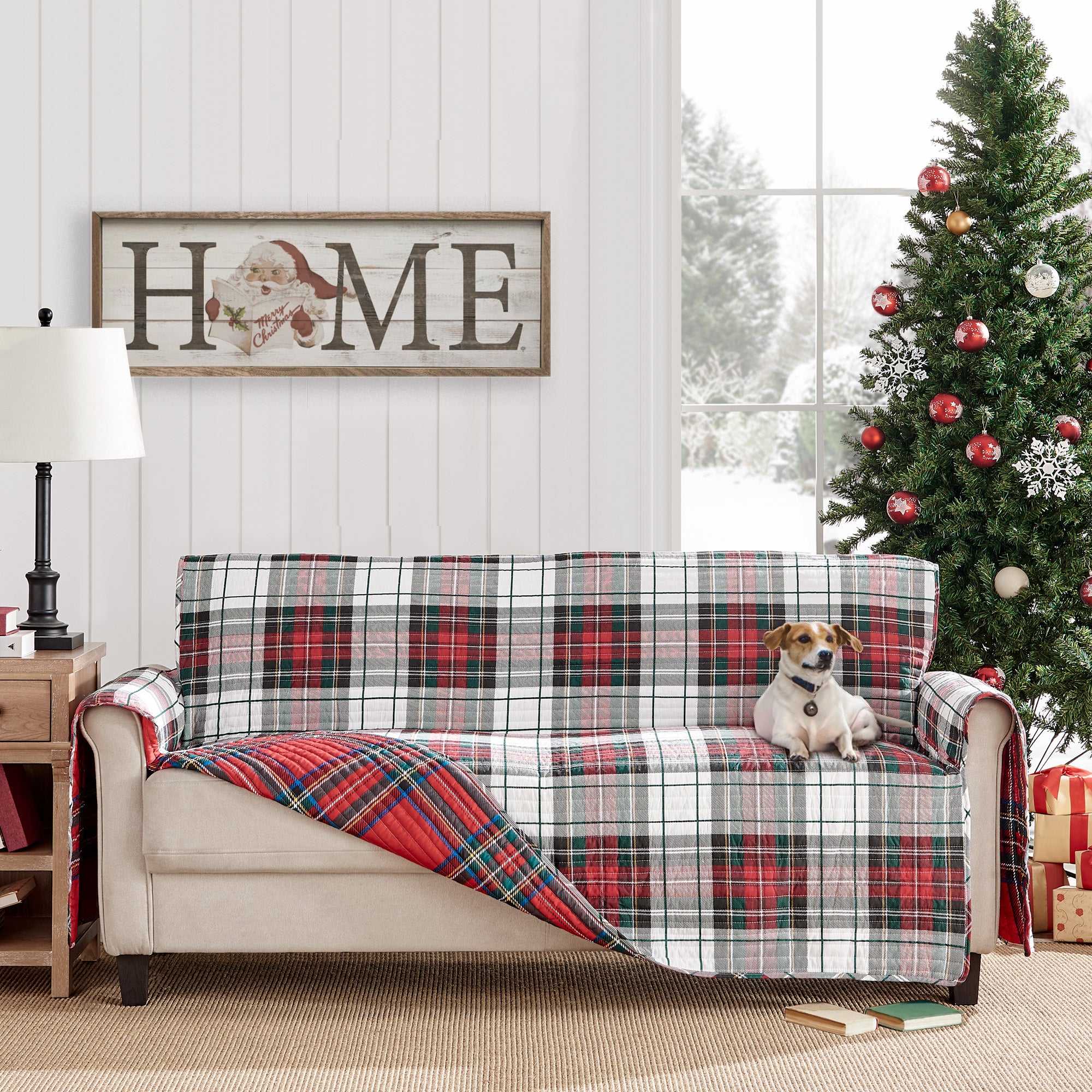 Levtex Home Spencer Plaid Furniture Cover - Cotton