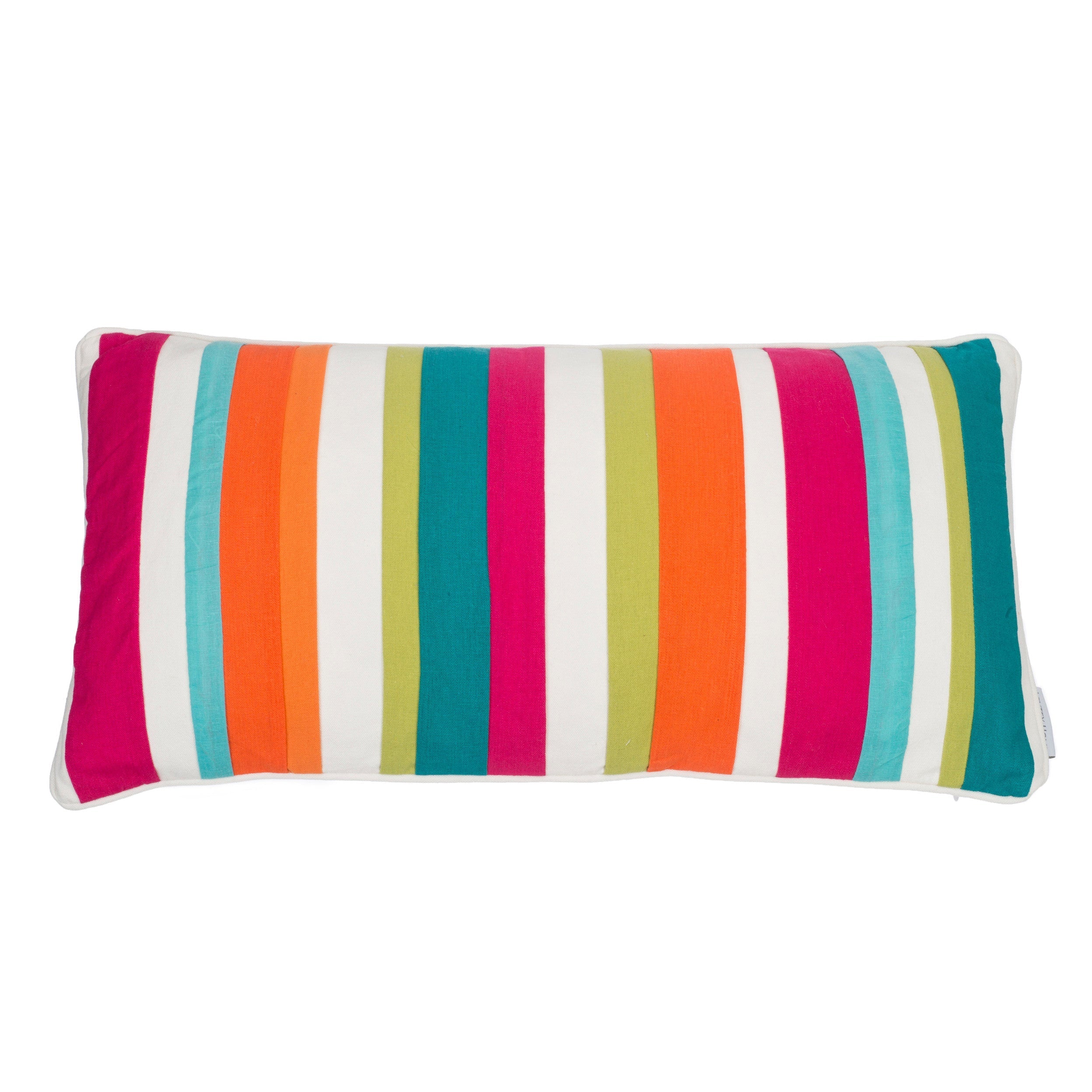Tivoli Bone Multi Stripe Pillow